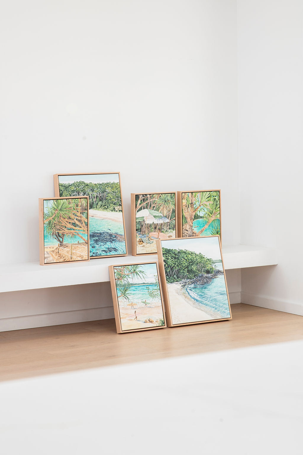 Path to Paradise - Original Watercolour and gouache on Canvas