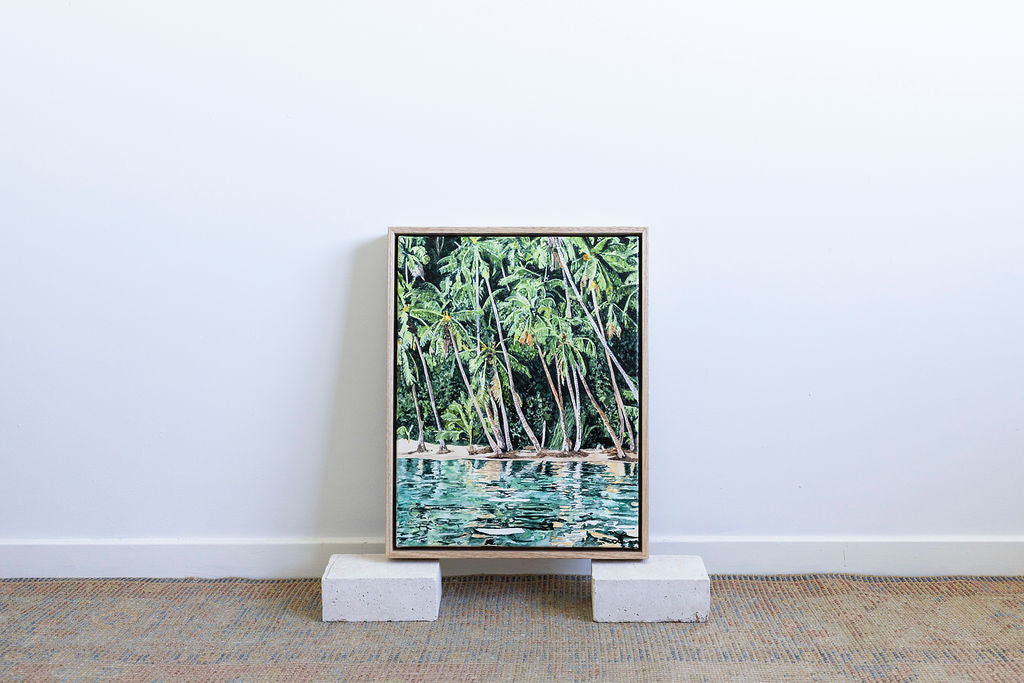 Mo'orea - Original Watercolour and gouache on Canvas