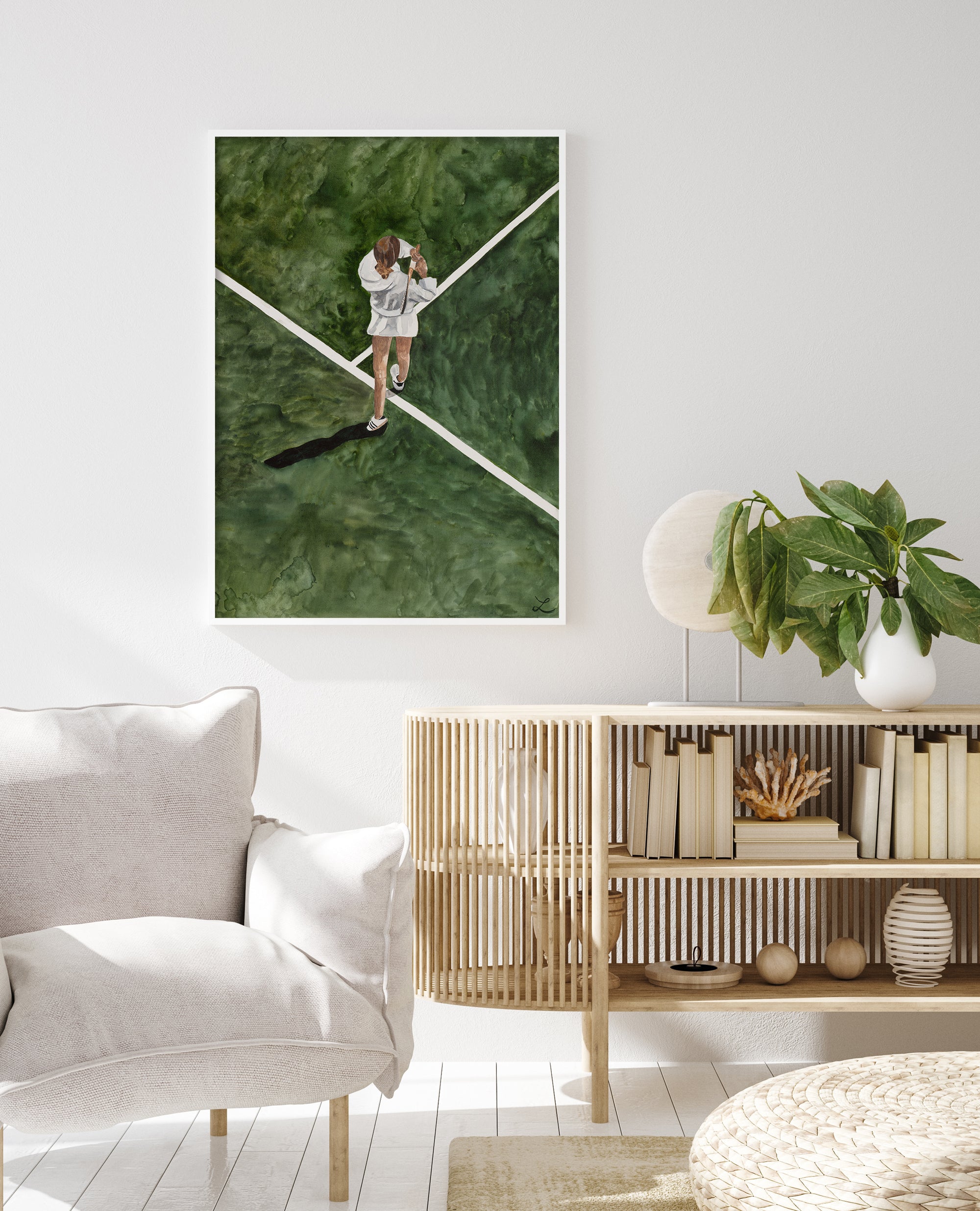 Lines of Leisure: Limited Edition Watercolour Wall Print