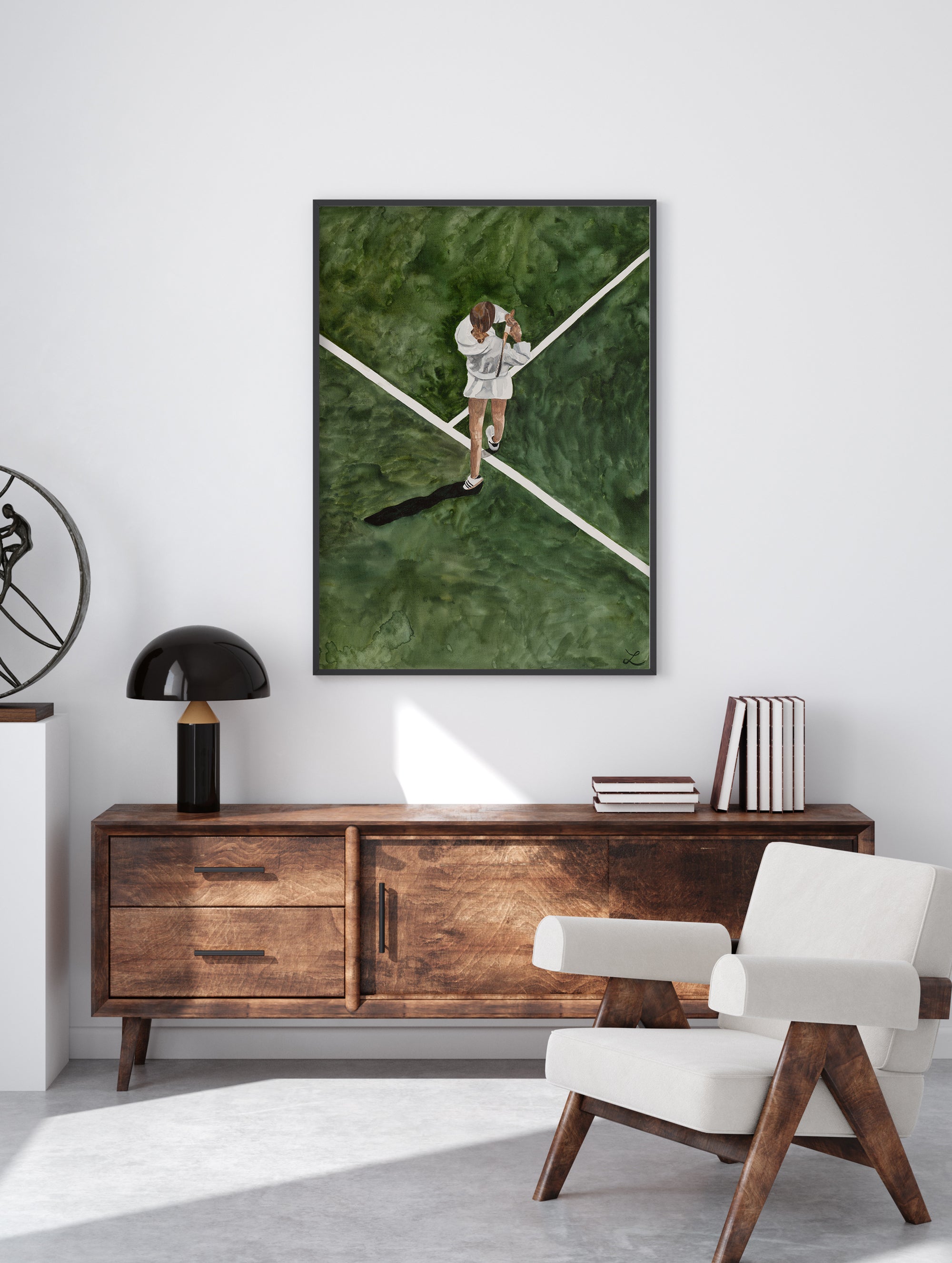 Lines of Leisure: Limited Edition Watercolour Wall Print