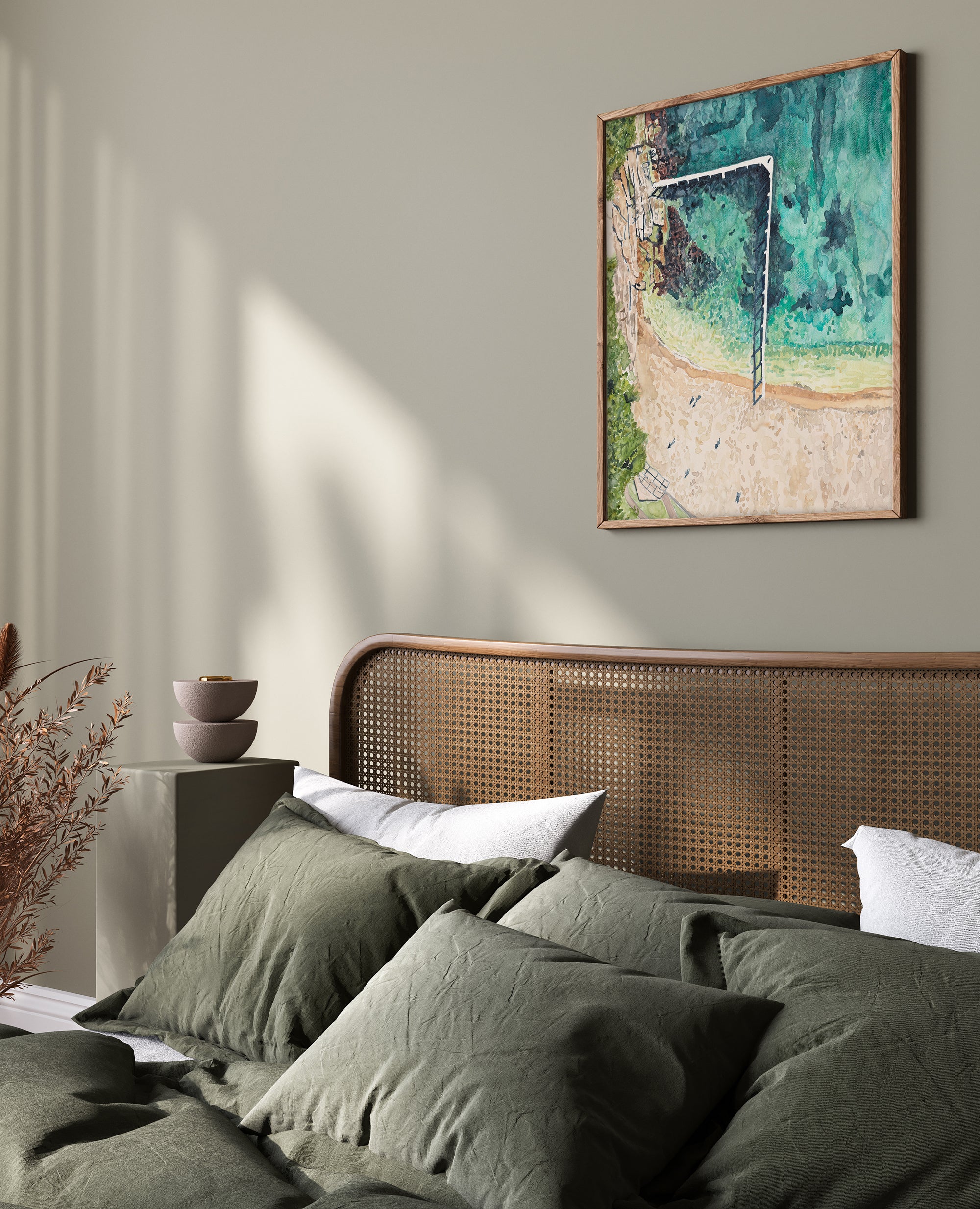 Little Manly: Limited Edition Watercolour Paper Print