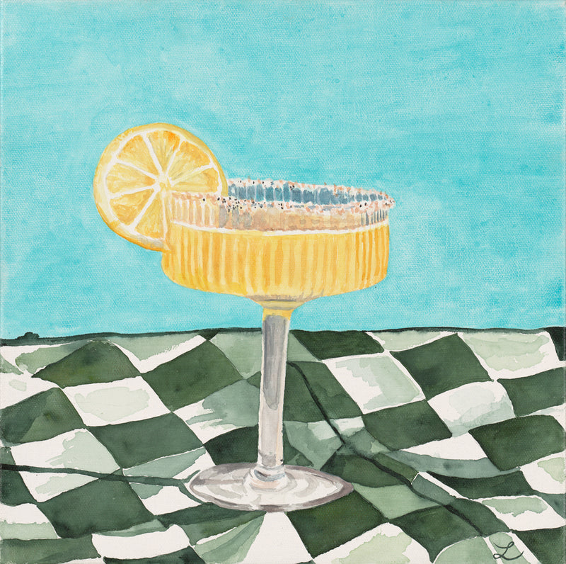 Miss Margarita: Limited Edition Watercolour Paper Print