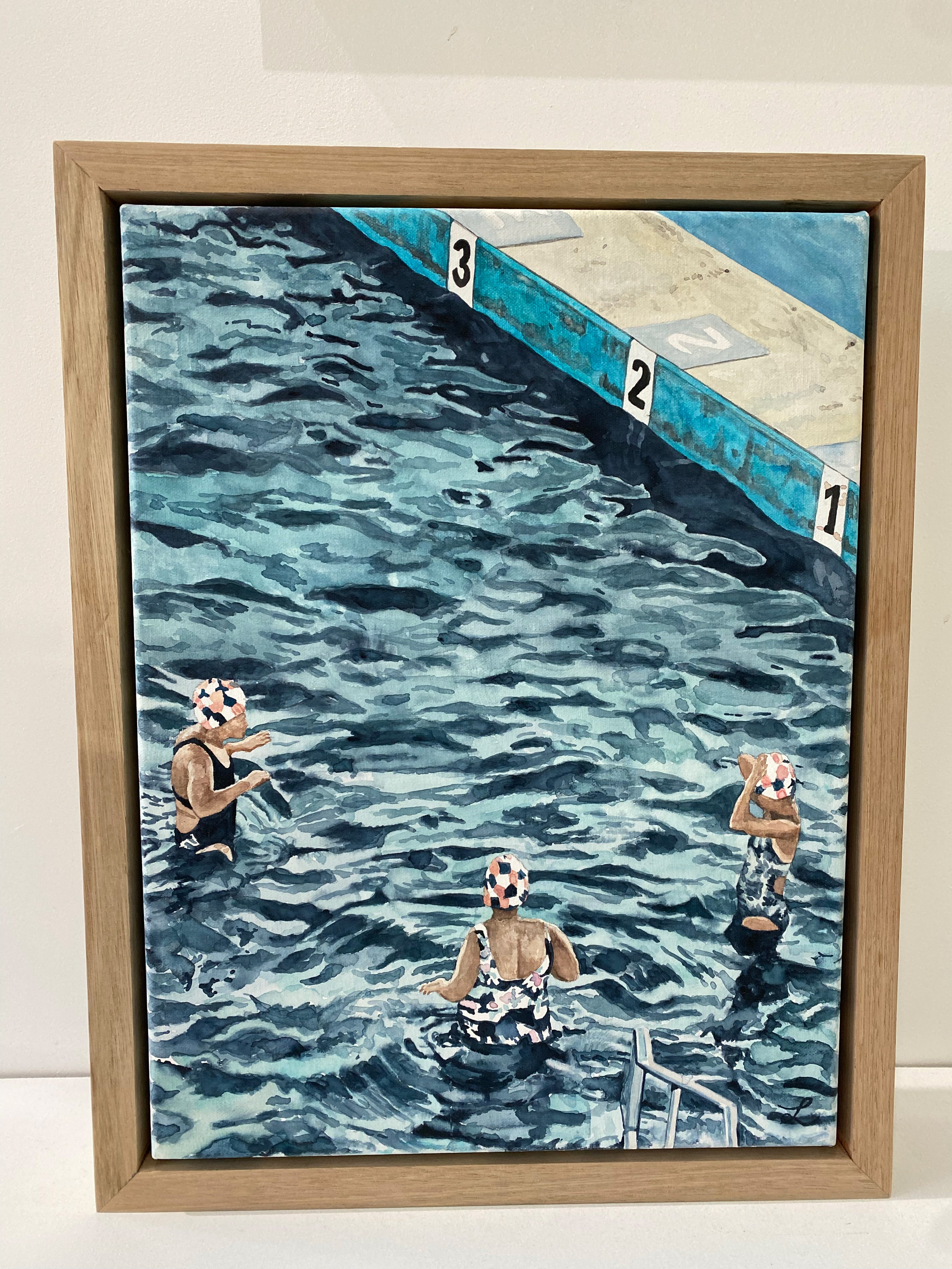 Morning Meeting- Original Watercolour and gouache on canvas
