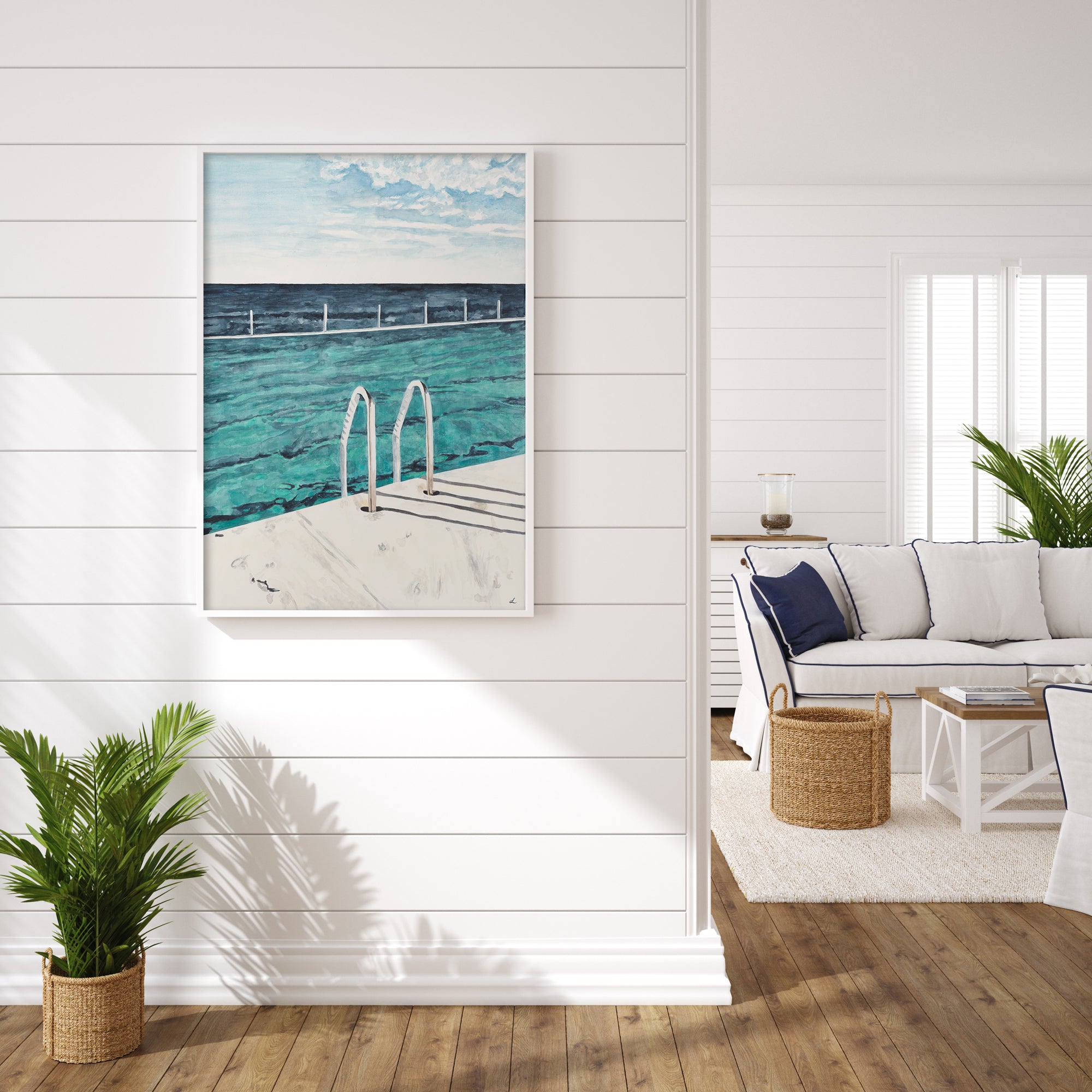 Cool Relief: Limited Edition Watercolour Wall Print