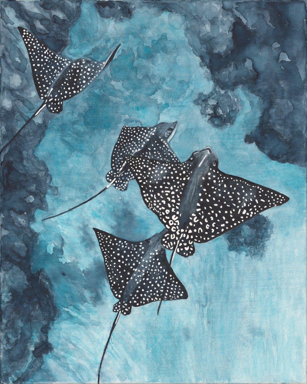 Rays of Sunshine: Limited Edition Watercolour Canvas Print
