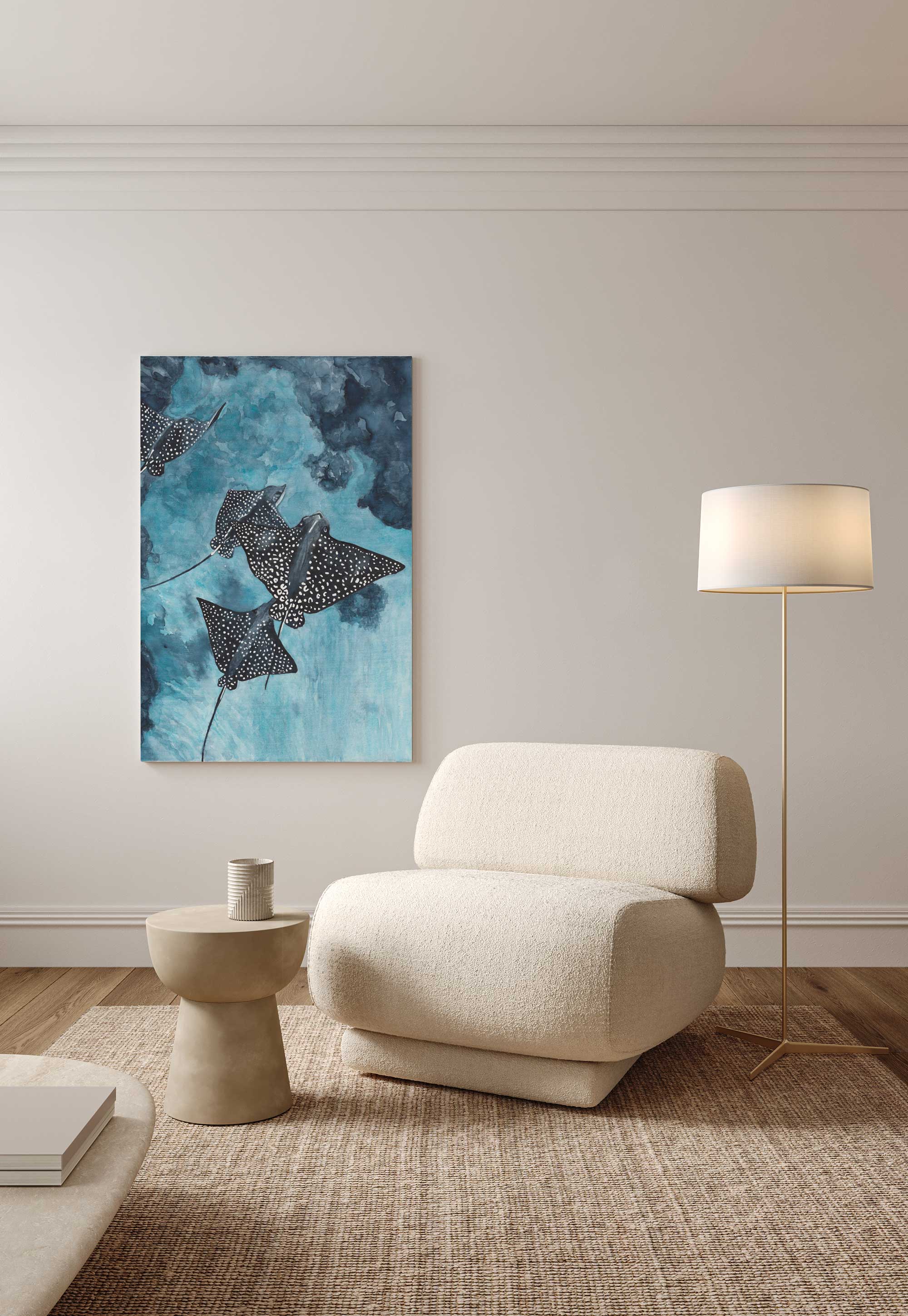 Rays of Sunshine: Limited Edition Watercolour Canvas Print