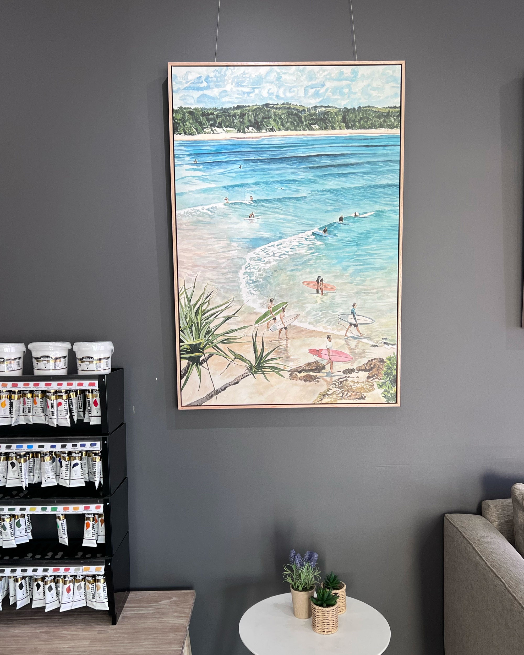 Salty Summer: Limited Edition Watercolour Canvas Print