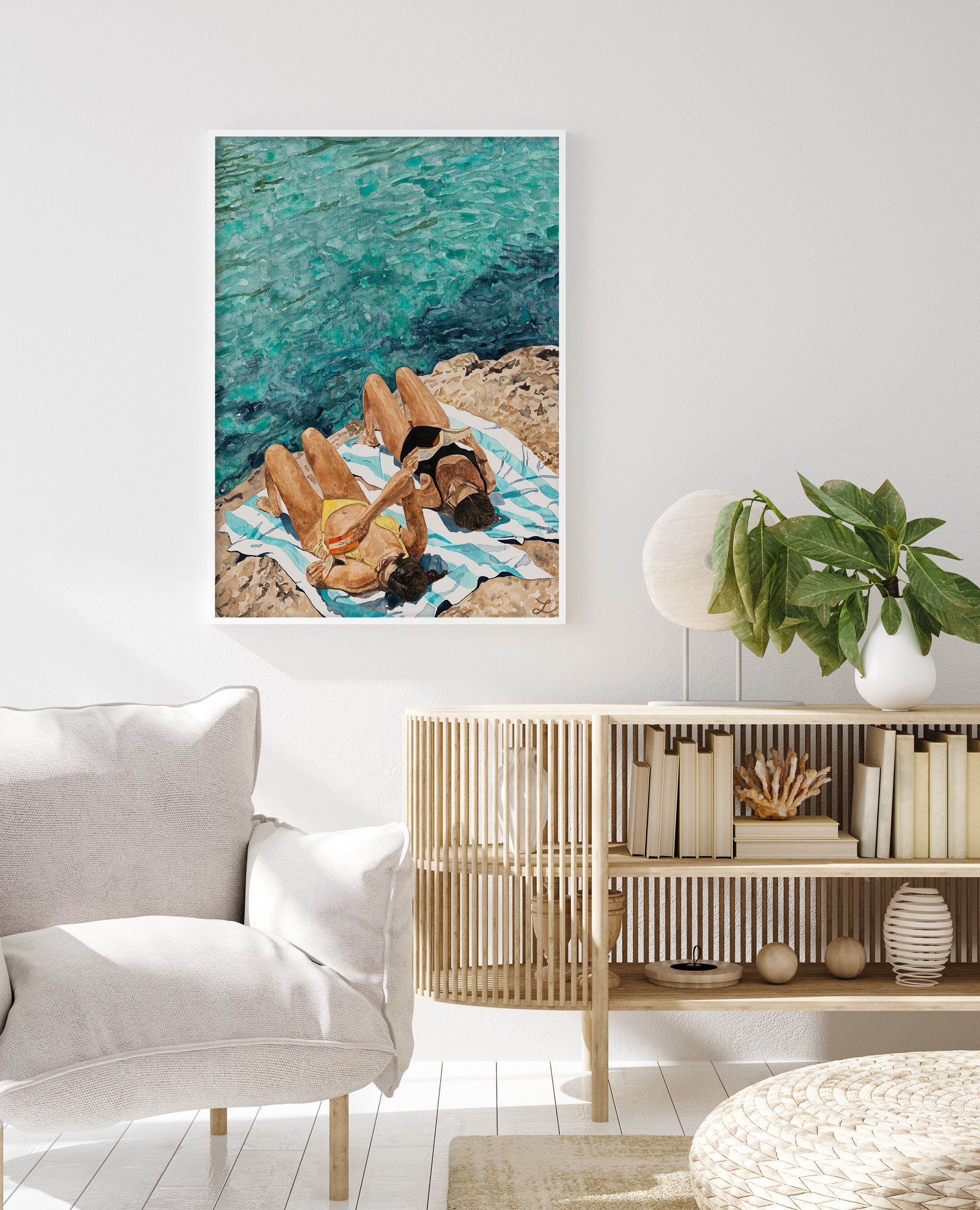 Sea of Stories: Limited Edition Watercolour Wall Print