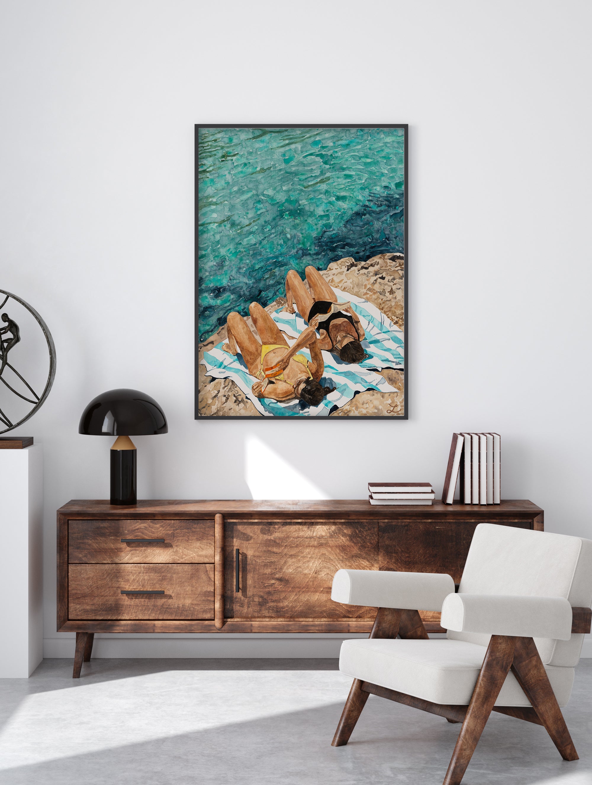 Sea of Stories: Limited Edition Watercolour Wall Print