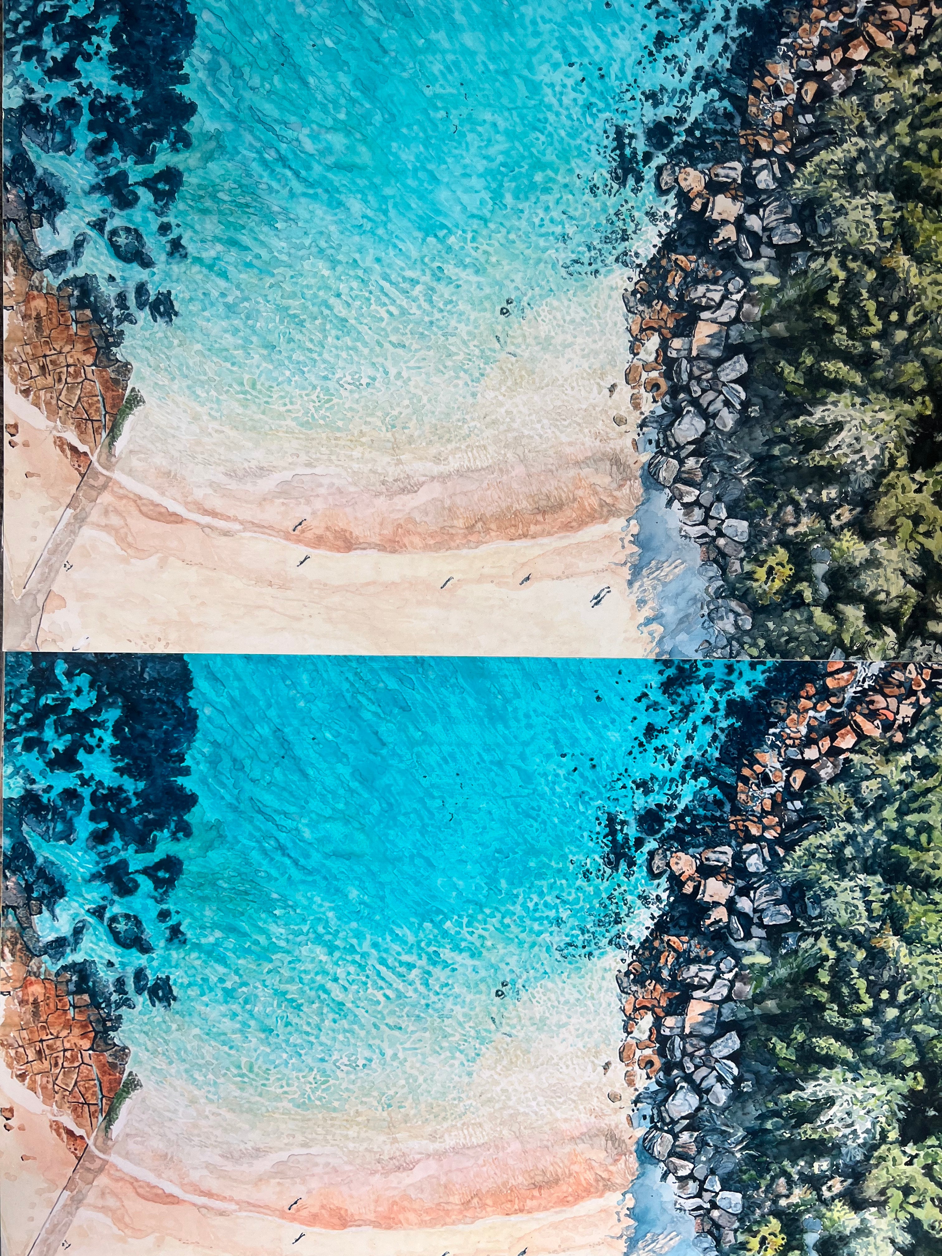 Shelly Beach From Above - Perfectly Imperfect