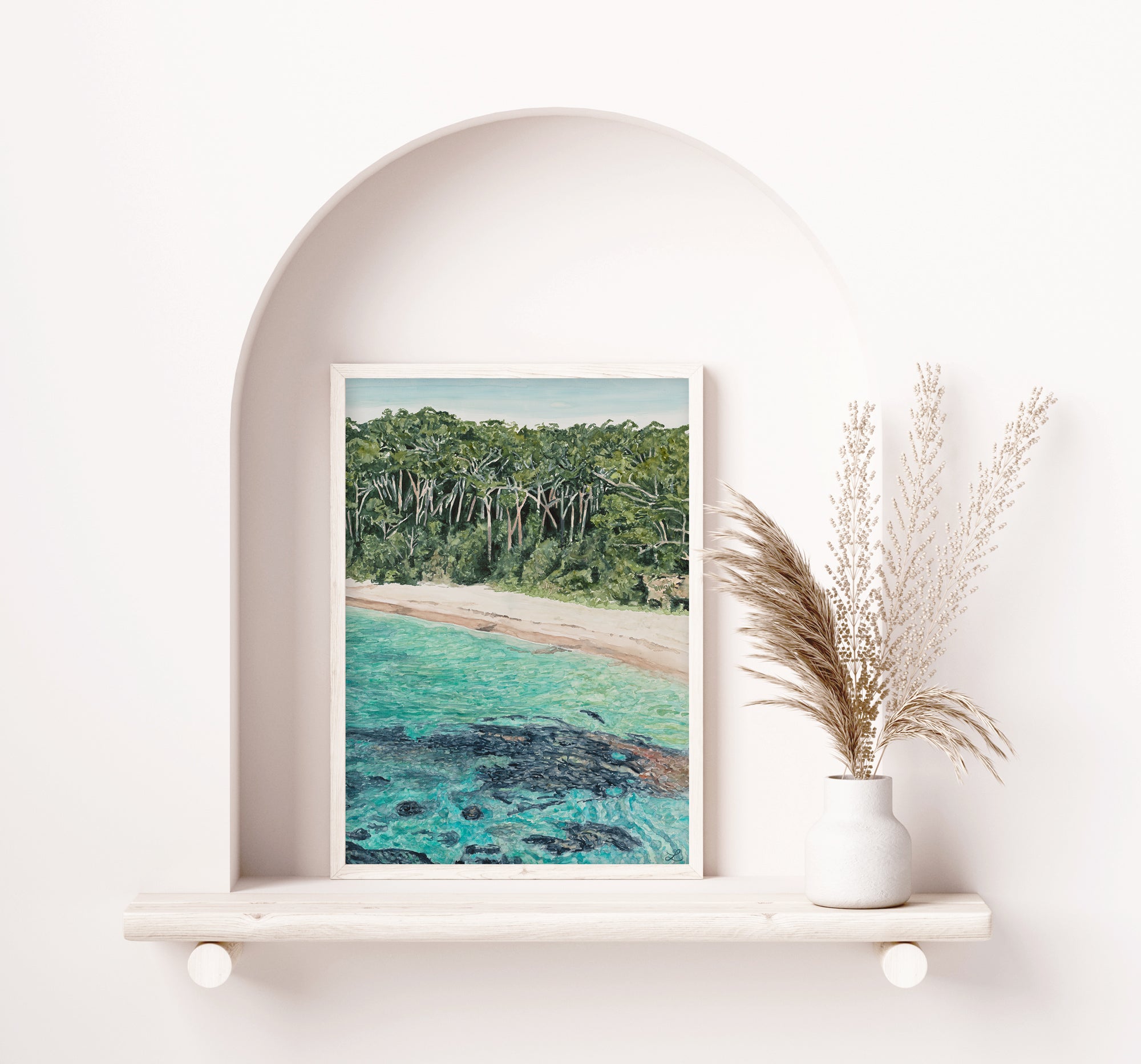 Somewhere South: Limited Edition Watercolour Wall Print