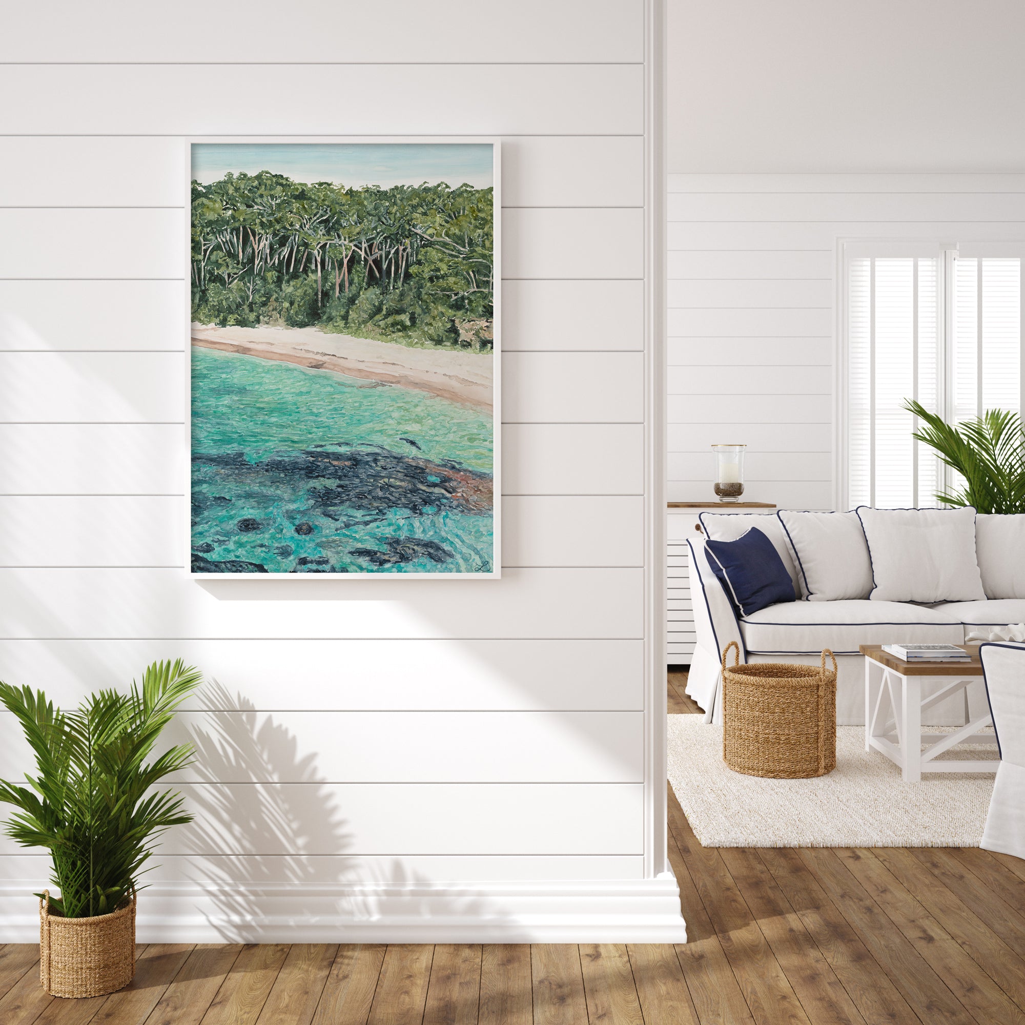 Somewhere South: Limited Edition Watercolour Wall Print