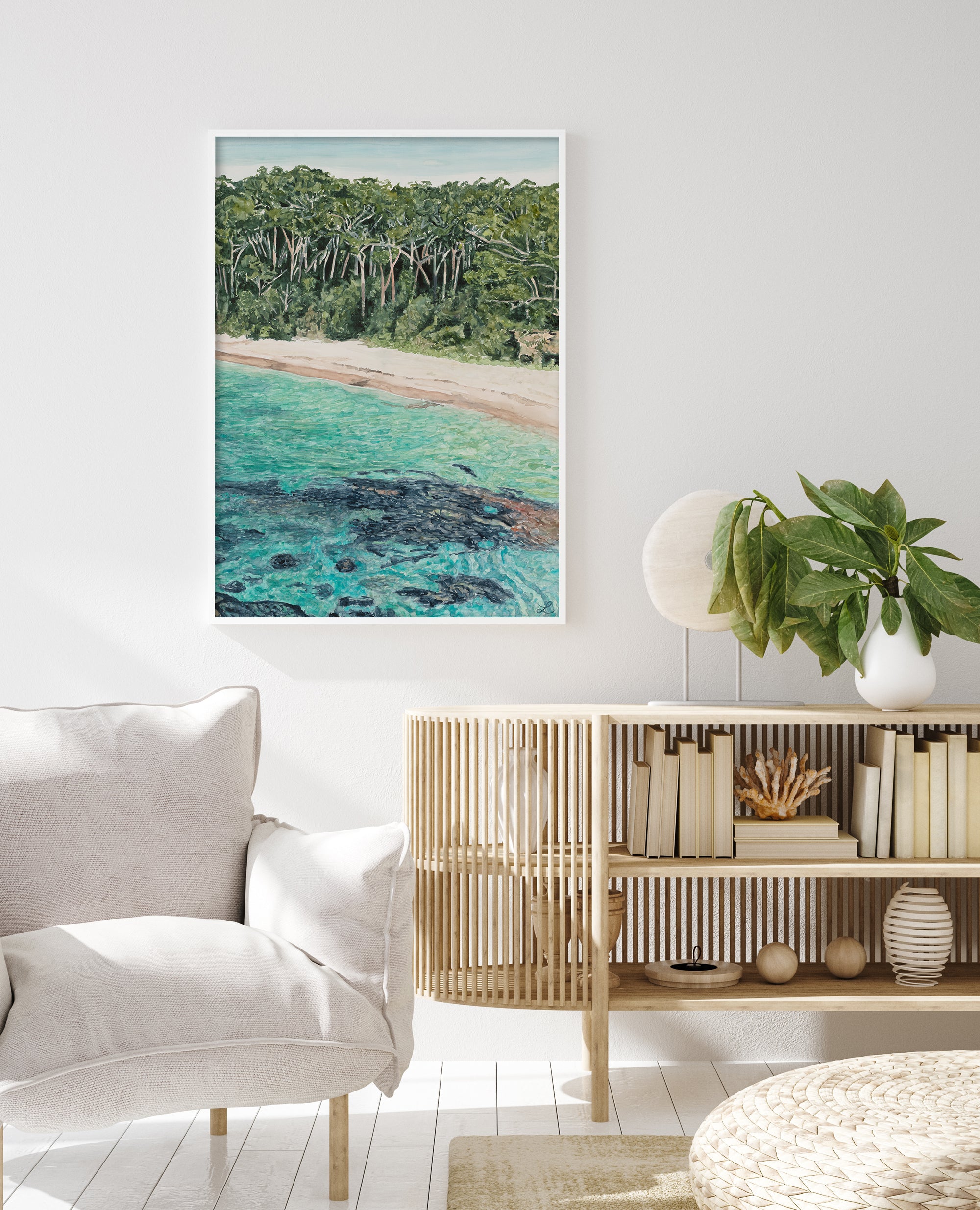 Somewhere South: Limited Edition Watercolour Wall Print