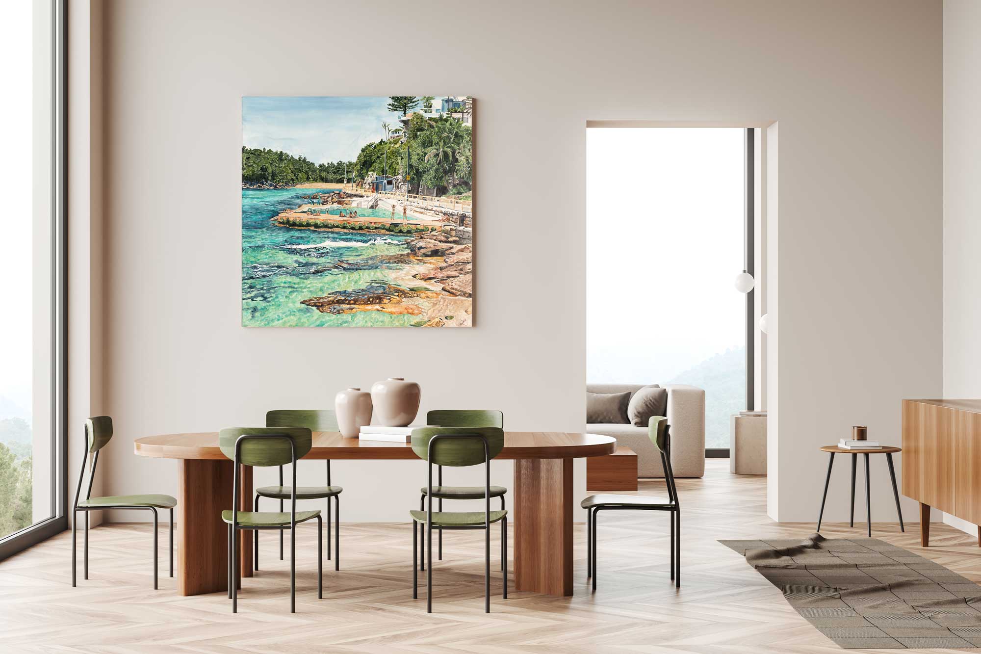 Bower Bliss: Limited Edition Watercolour Canvas Print