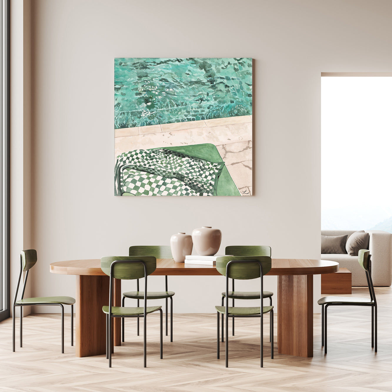 SunDaze: Limited Edition Watercolour Canvas Print