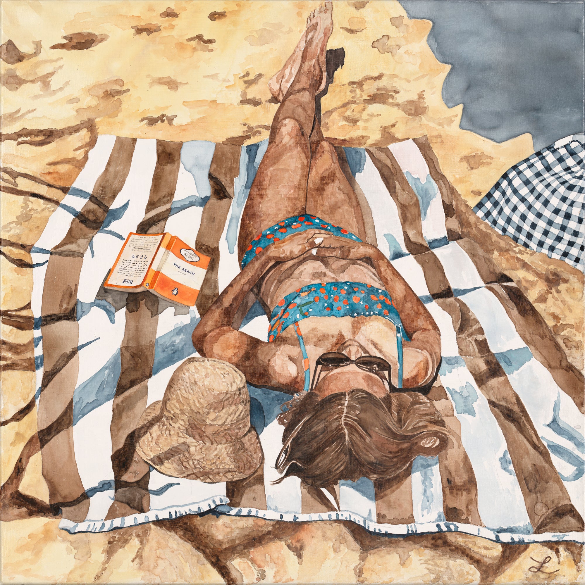 Sunkissed: Limited Edition Watercolour Canvas Print