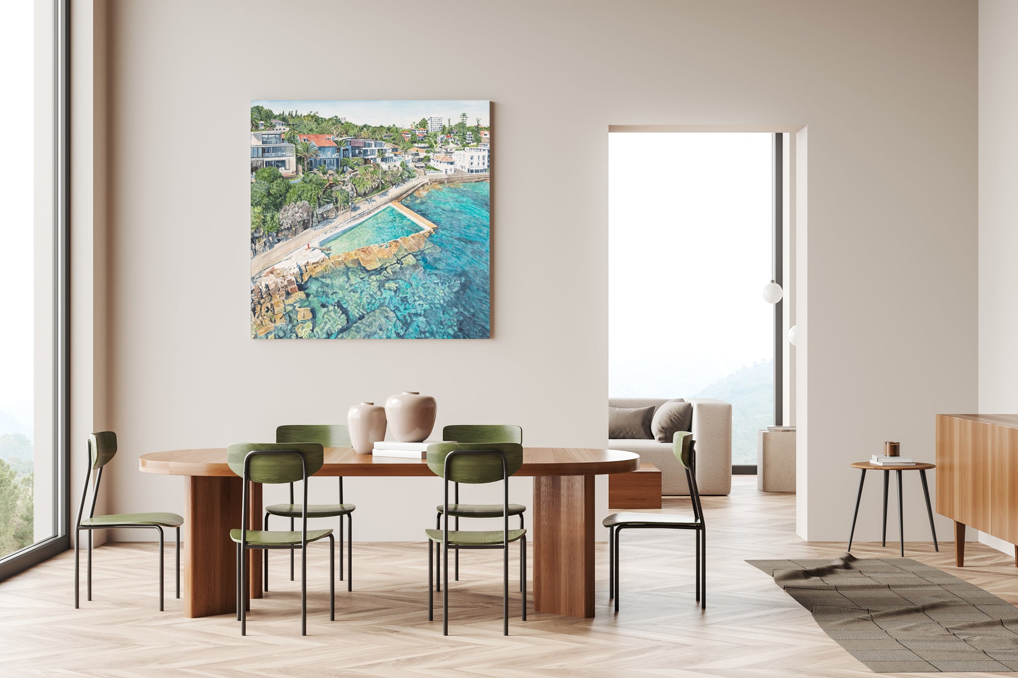 The Bower: Limited Edition Watercolour Canvas Print