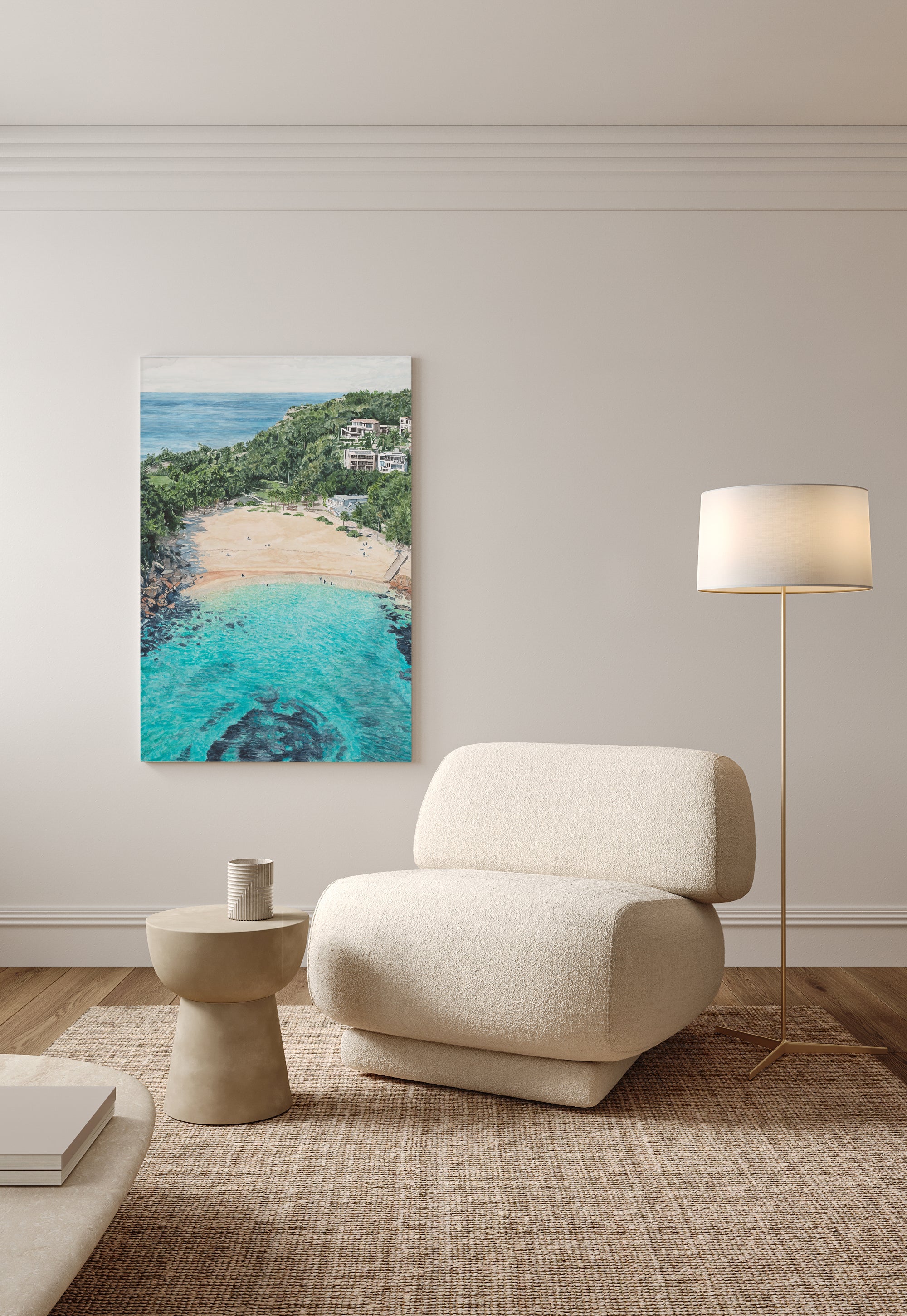 The Places We Go: Limited Edition Watercolour Canvas Print