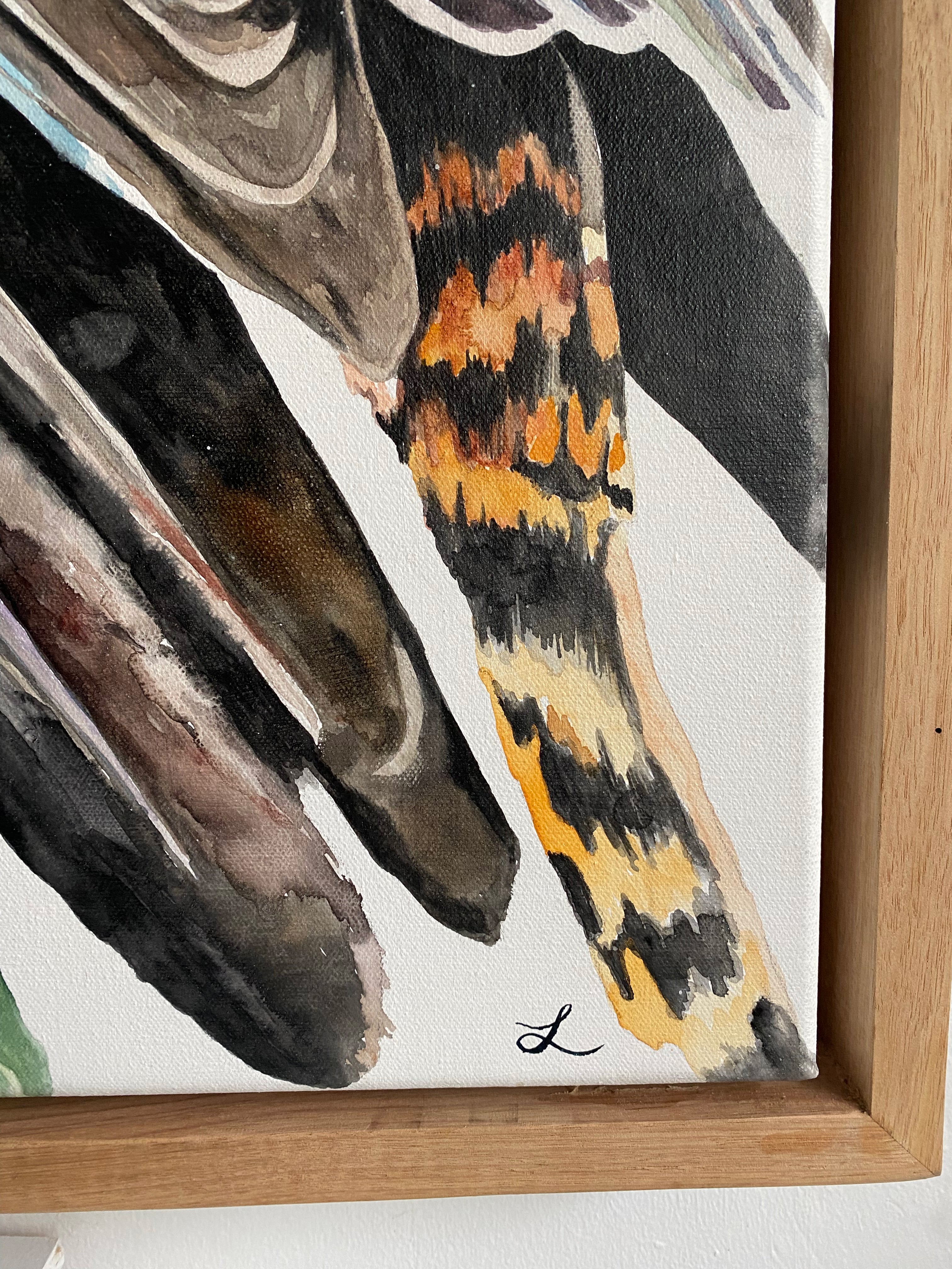 Bushman's Clock: Original Watercolour on canvas