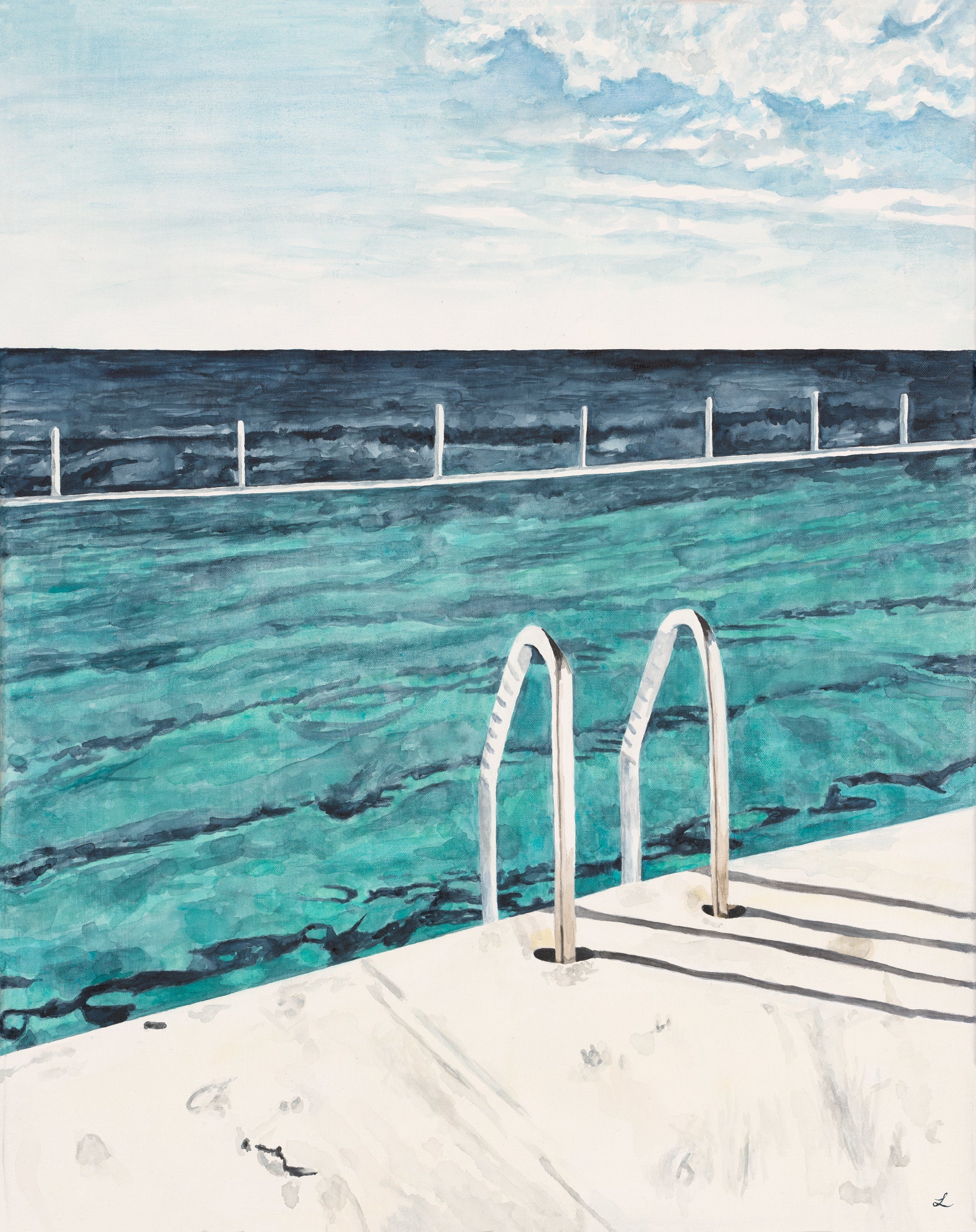Cool Relief: Limited Edition Watercolour Wall Print