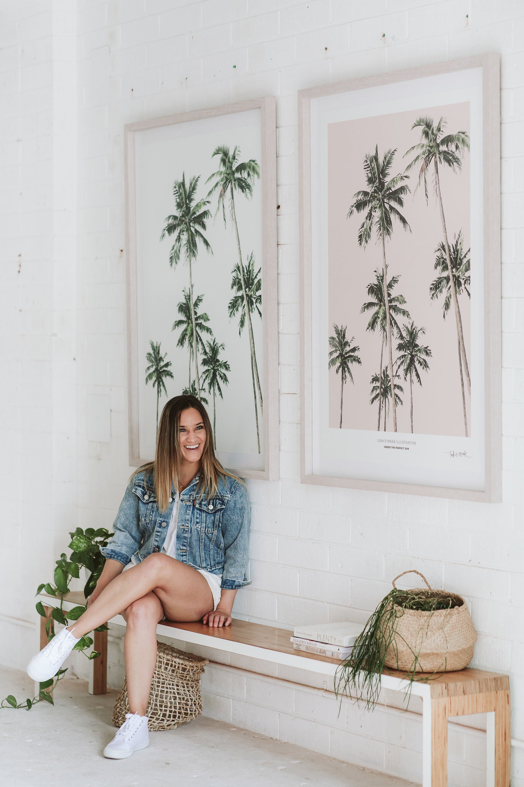 Under The Perfect Sun Framed Watercolour Print