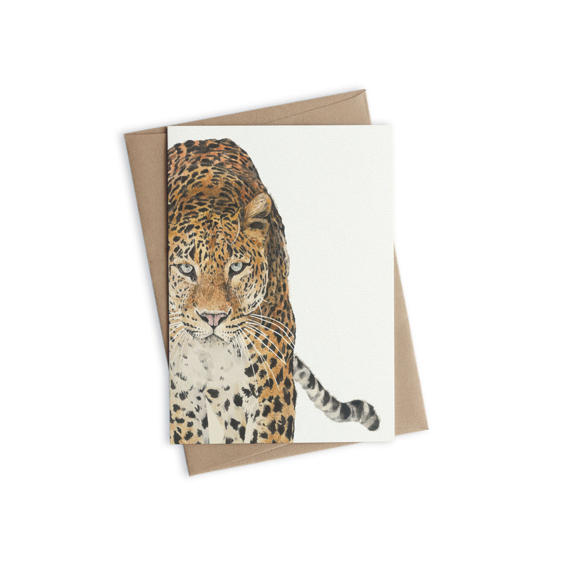 Greeting Card - Zulu the Leopard