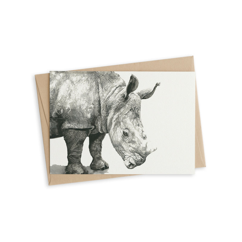 Greeting Card - Delilah the Rhino