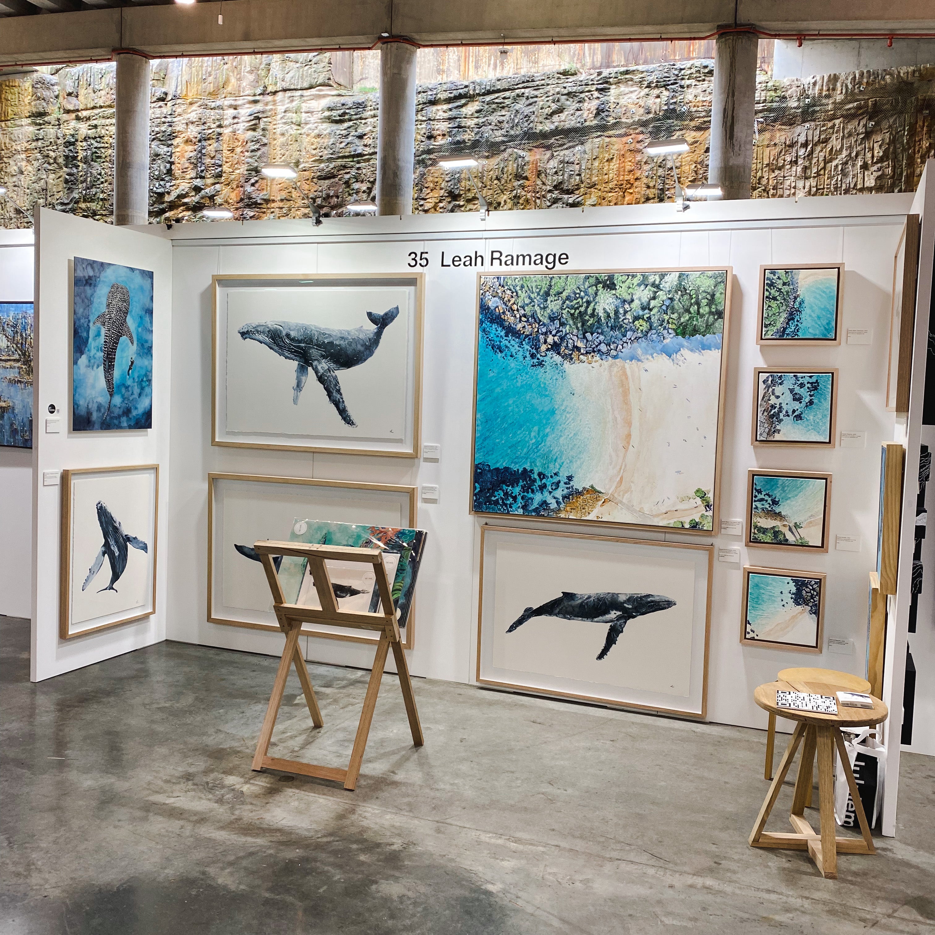 Shelly Beach, Manly: Original Watercolour Wall Artwork