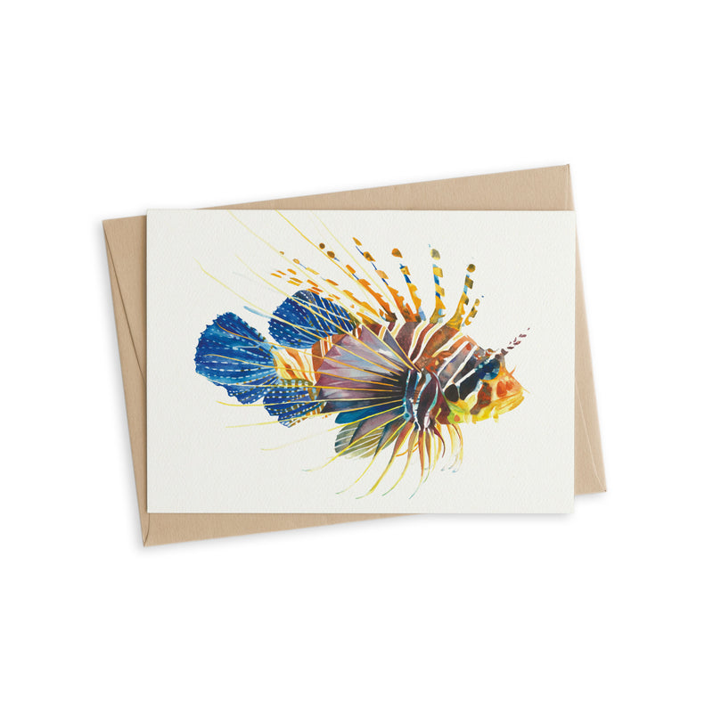 Greeting Card - Levi the Lionfish