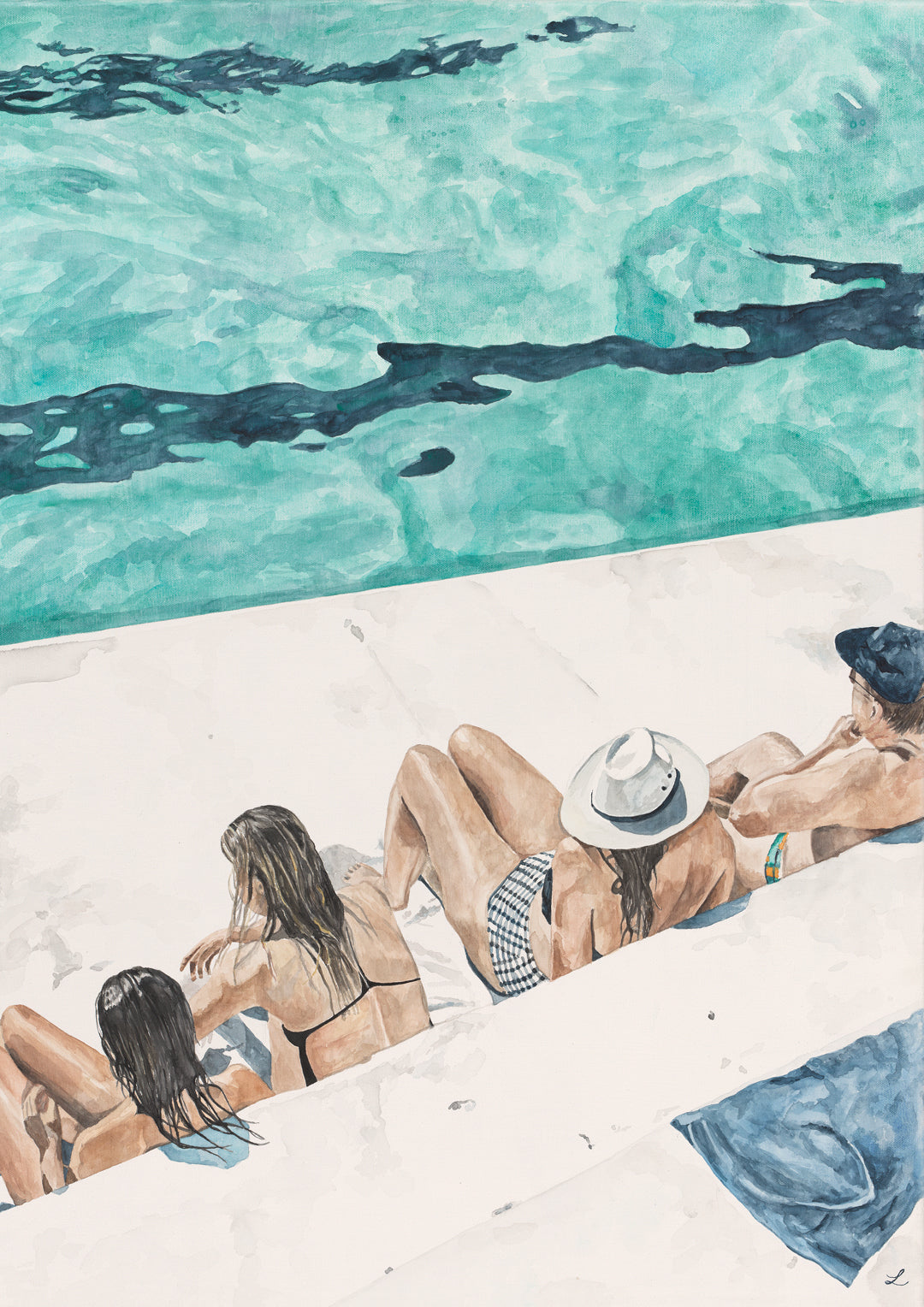 Pause: Limited Edition Watercolour Wall Print