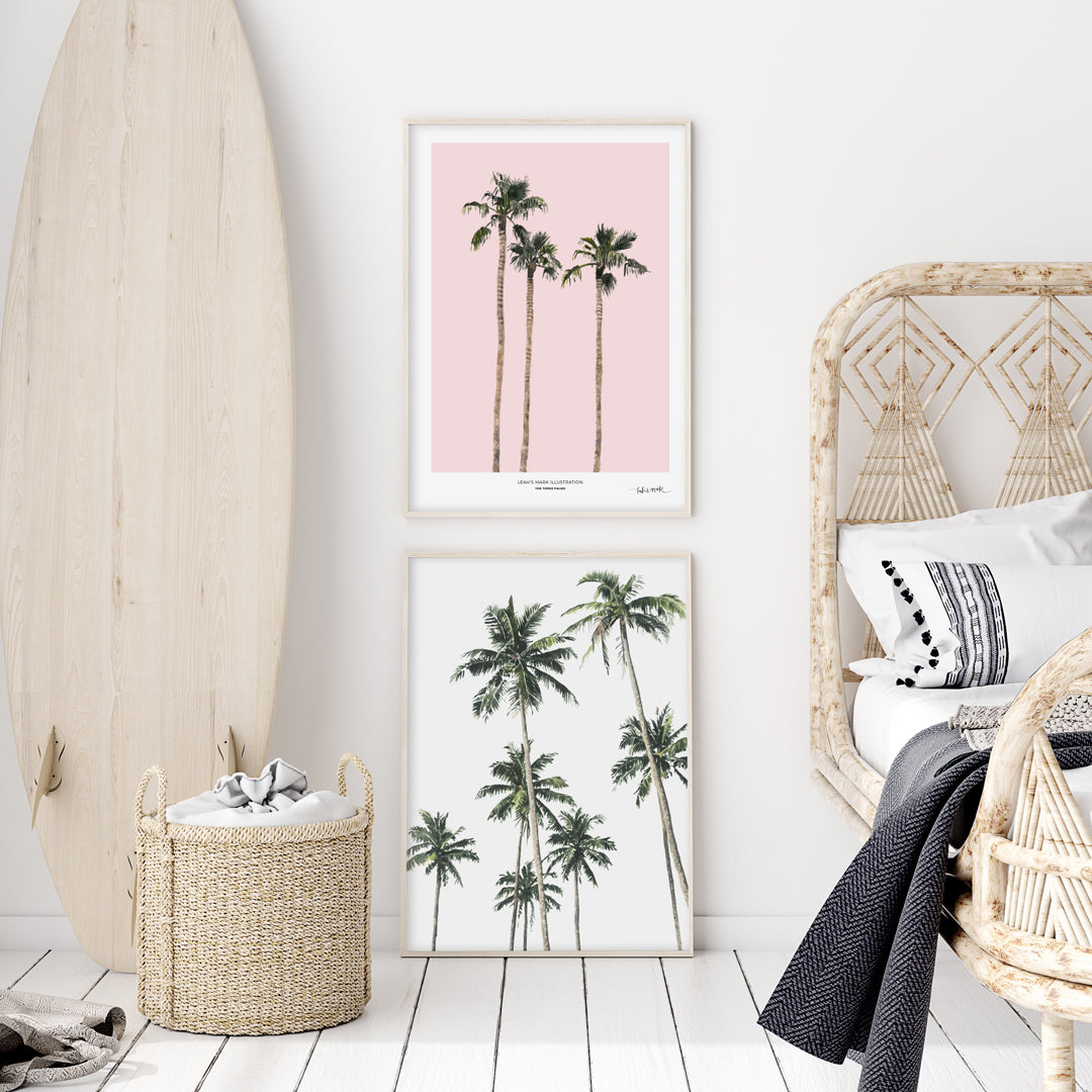 Hamptons beach decor tropical art prints